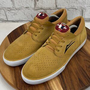 Lakai Fremont Vulc Skate Shoes Mens Sz. 11 DOWN TO DESTROY Chocolate Collab GOLD